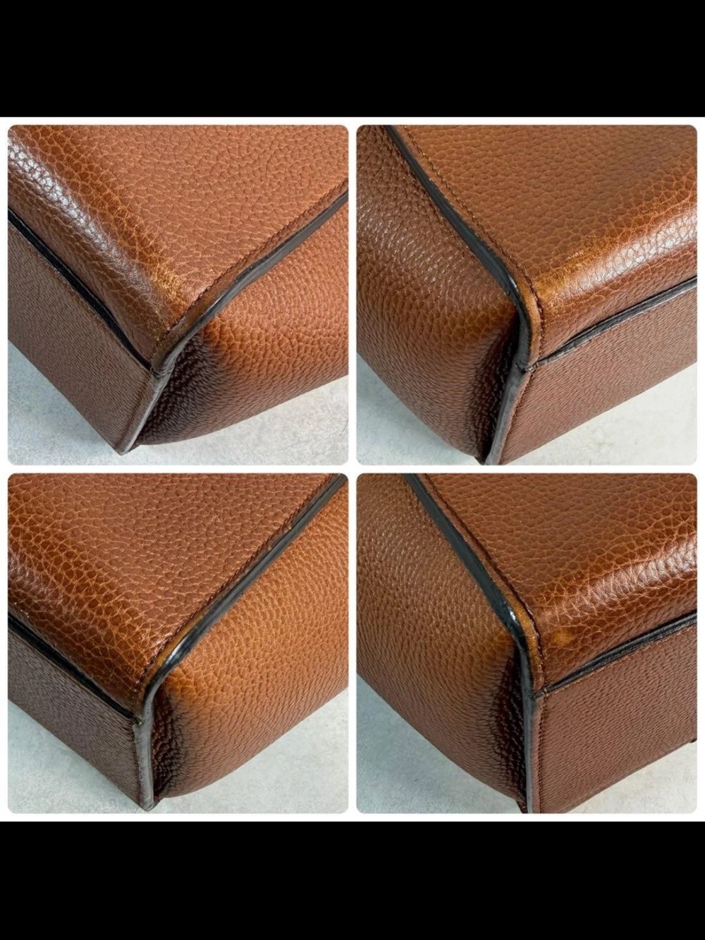 Mulberry Brown Pebbled Leather Bayswater Tote with Strap - Picture 9 of 11